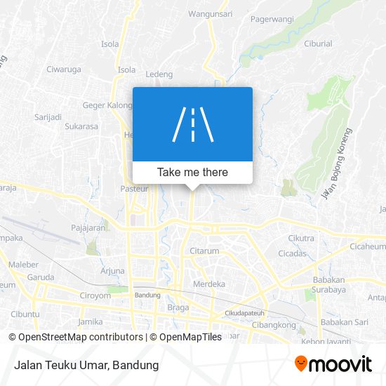 Jalan Teuku Umar map