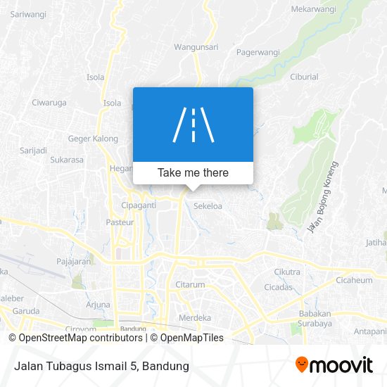 Jalan Tubagus Ismail 5 map