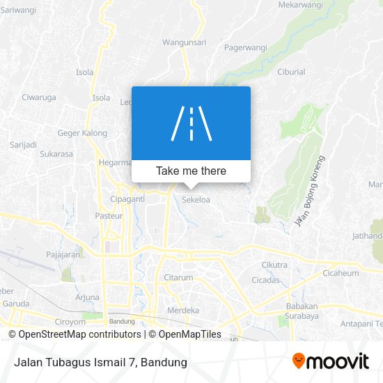 Jalan Tubagus Ismail 7 map