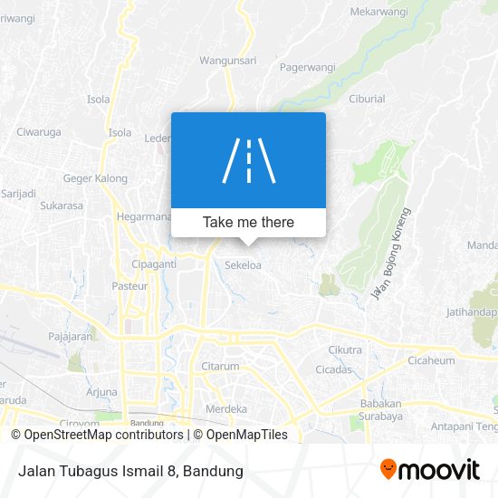 Jalan Tubagus Ismail 8 map