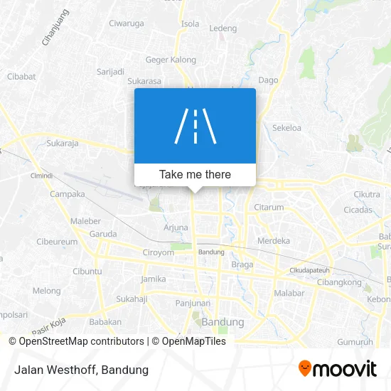 Jalan Westhoff map