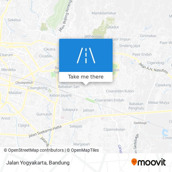 Jalan Yogyakarta map
