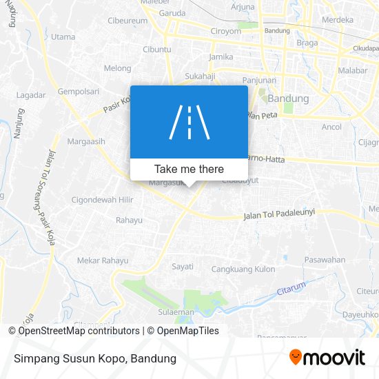 Simpang Susun Kopo map