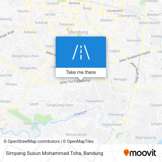 Simpang Susun Mohammad Toha map