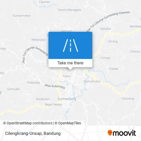 Cilengkrang-Unsap map