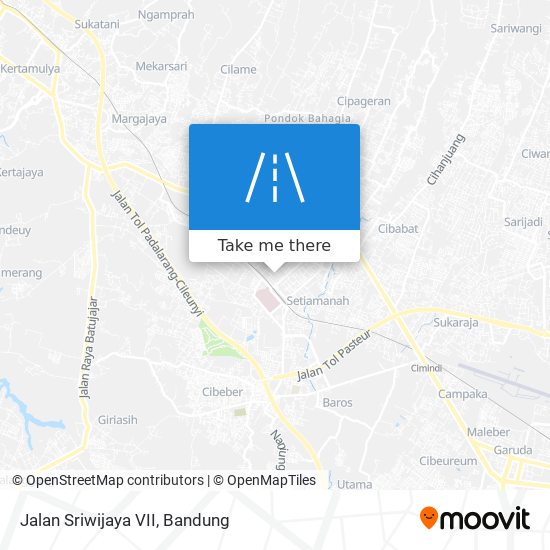 Jalan Sriwijaya VII map