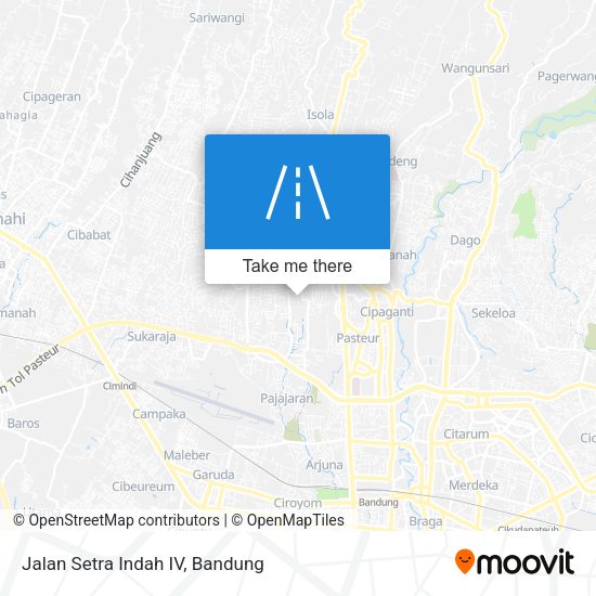Jalan Setra Indah IV map