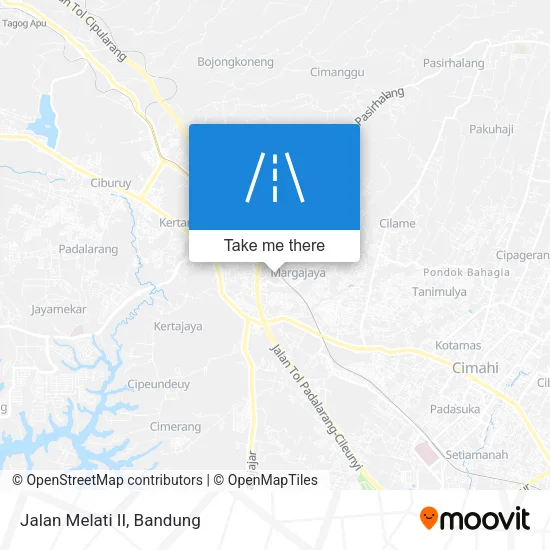 Jalan Melati II map