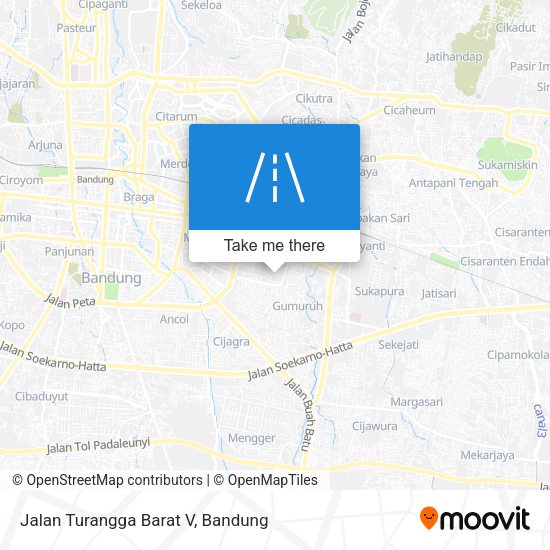 Jalan Turangga Barat V map