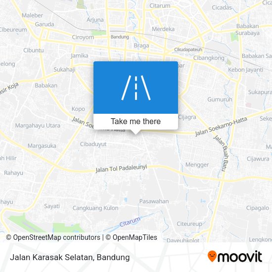 Jalan Karasak Selatan map