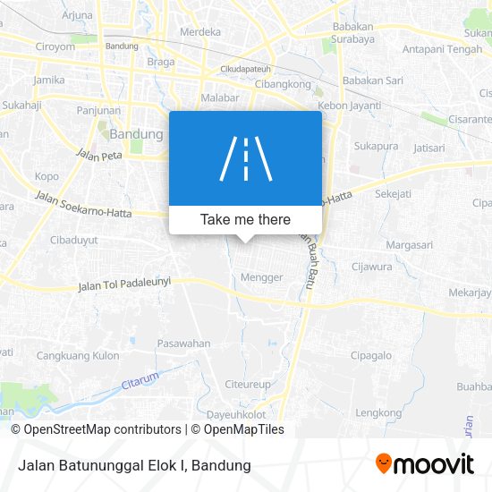 Jalan Batununggal Elok I map