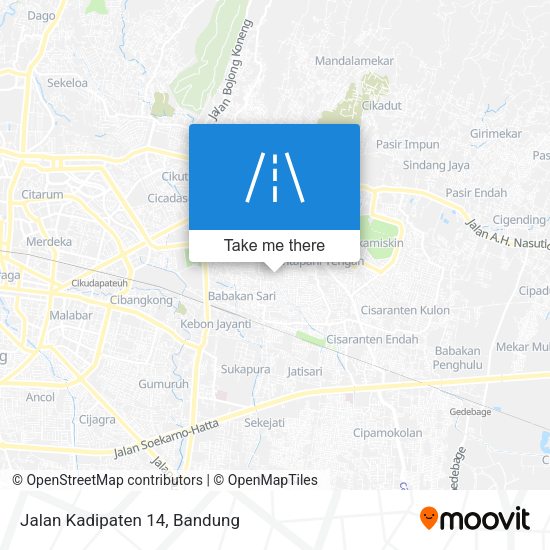 Jalan Kadipaten 14 map
