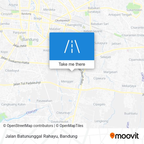 Jalan Batununggal Rahayu map