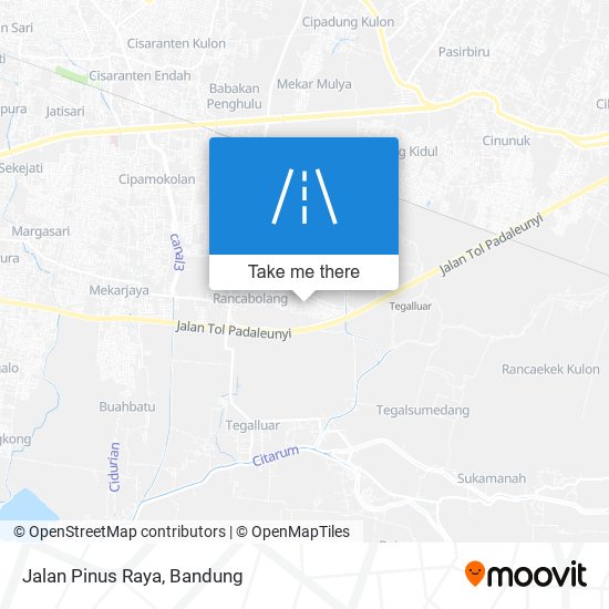 Jalan Pinus Raya map