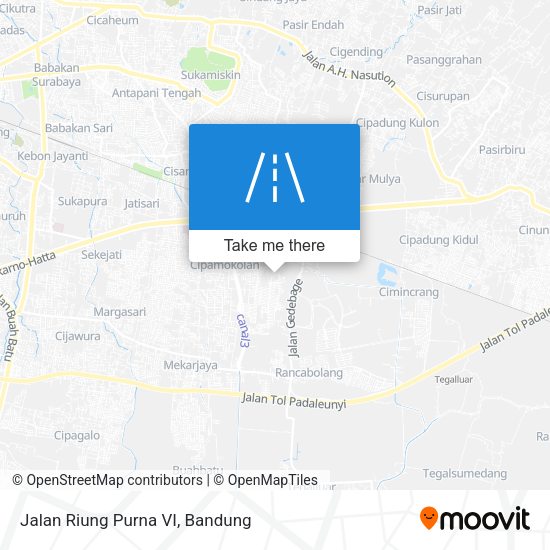 Jalan Riung Purna VI map