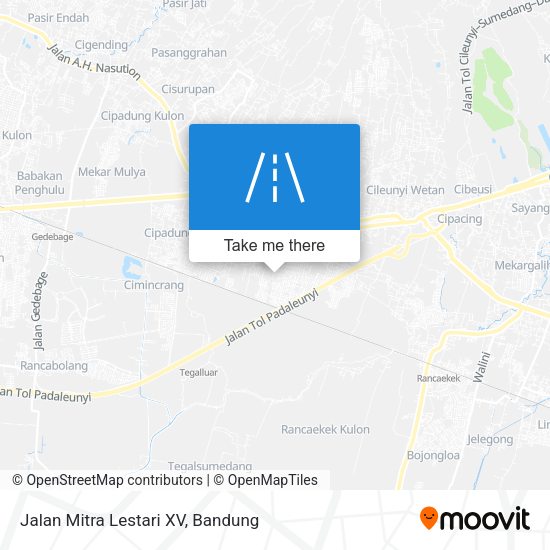 Jalan Mitra Lestari XV map