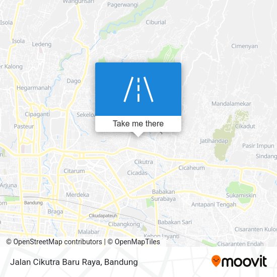 Jalan Cikutra Baru Raya map