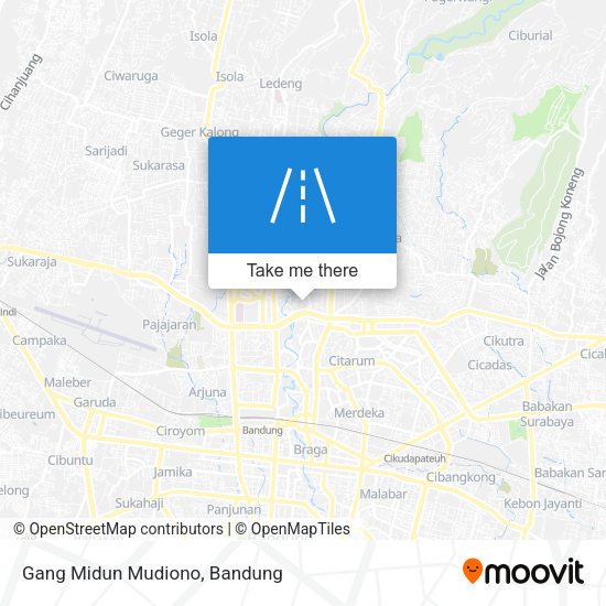 Gang Midun Mudiono map