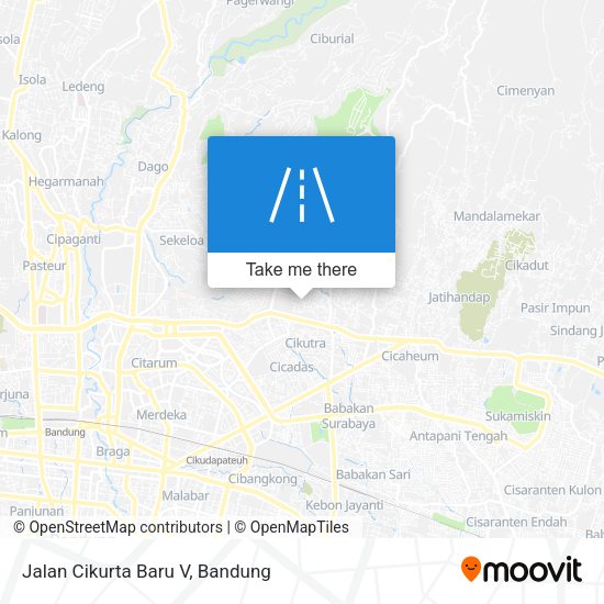 Jalan Cikurta Baru V map