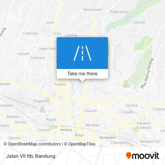 Jalan VII Itb map