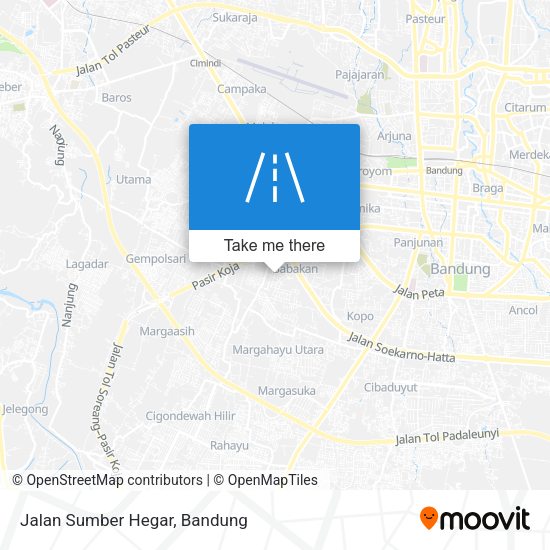 Jalan Sumber Hegar map