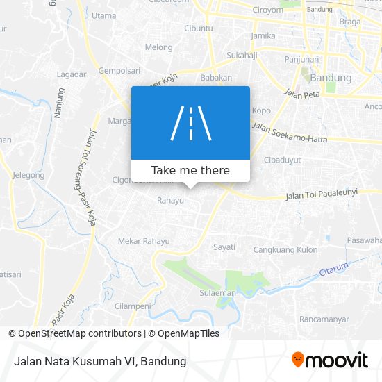 Jalan Nata Kusumah VI map