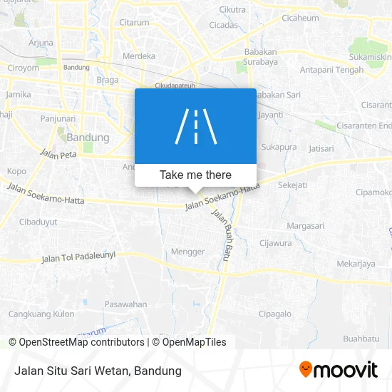 Jalan Situ Sari Wetan map
