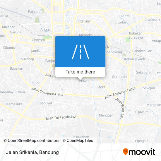 Jalan Srikania map