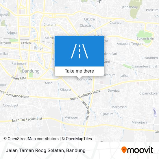 Jalan Taman Reog Selatan map