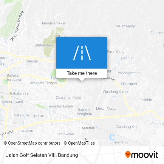 Jalan Golf Selatan VIII map