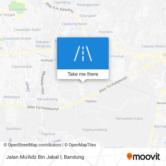 Jalan Mu'Adz Bin Jabal I map