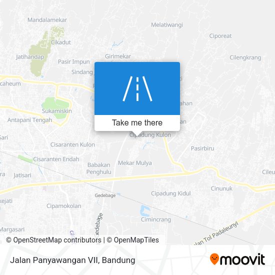 Jalan Panyawangan VII map
