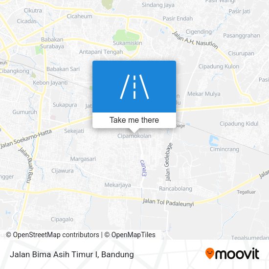 Jalan Bima Asih Timur I map