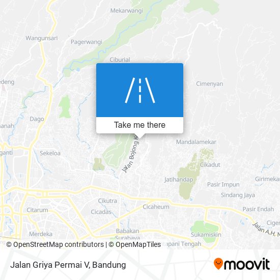 Jalan Griya Permai V map