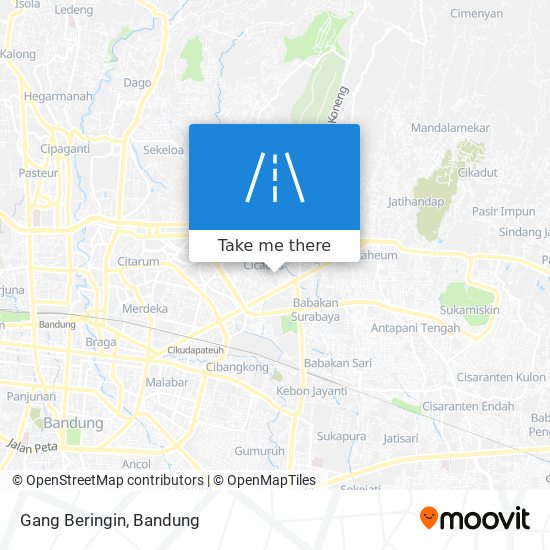 Gang Beringin map