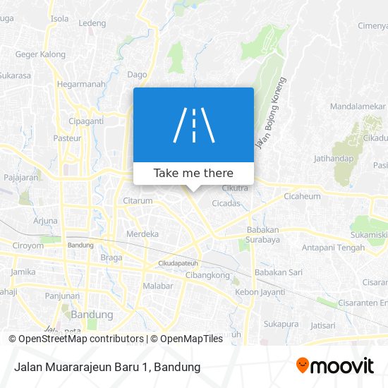 Jalan Muararajeun Baru 1 map