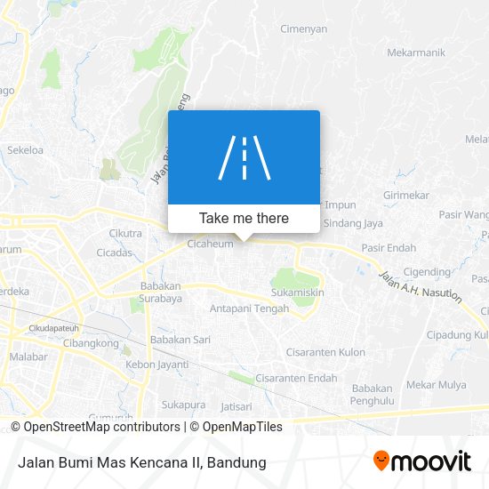 Jalan Bumi Mas Kencana II map