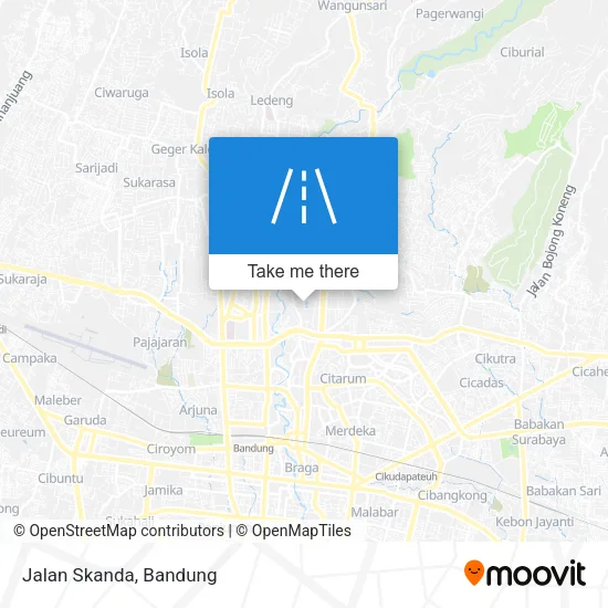 Jalan Skanda map