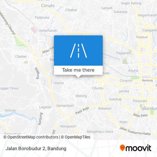 Jalan Borobudur 2 map