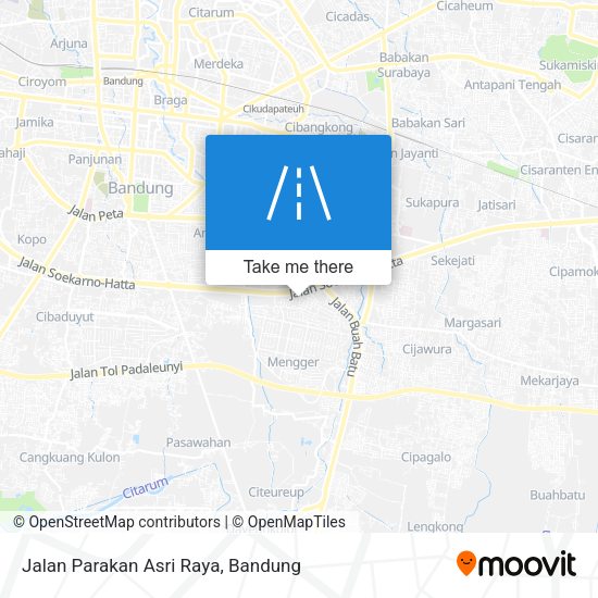 Jalan Parakan Asri Raya map