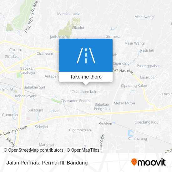 Jalan Permata Permai III map