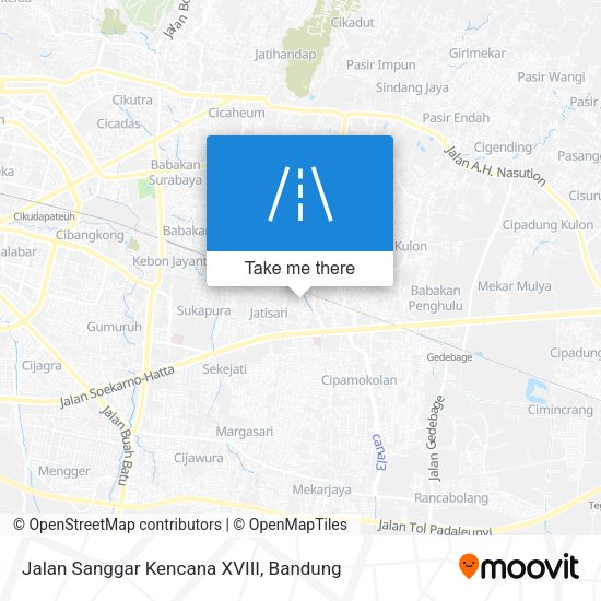 Jalan Sanggar Kencana XVIII map