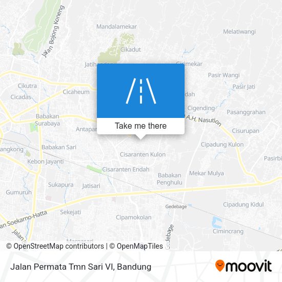 Jalan Permata Tmn Sari VI map