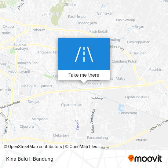 Kina Balu I map