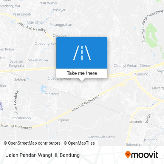 Jalan Pandan Wangi III map