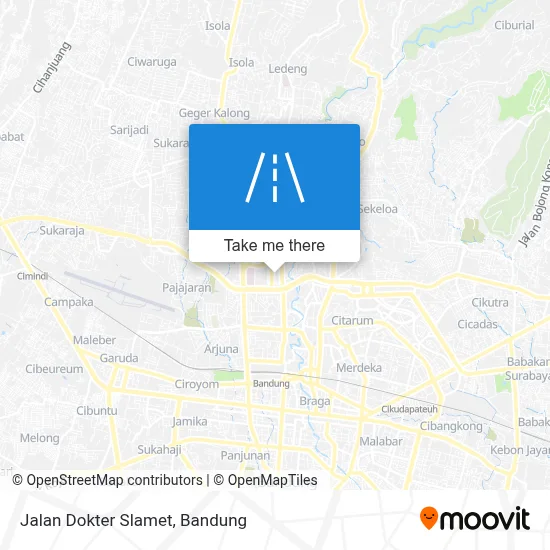 Jalan Dokter Slamet map