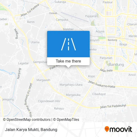 Jalan Karya Mukti map
