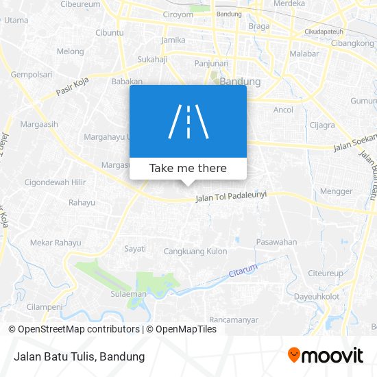 Jalan Batu Tulis map