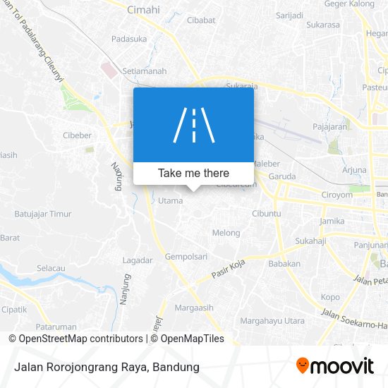 Jalan Rorojongrang Raya map