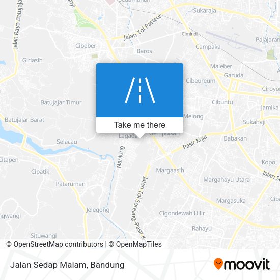 Jalan Sedap Malam map